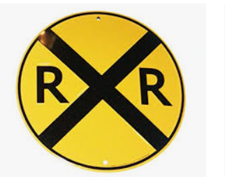 Railroad sign